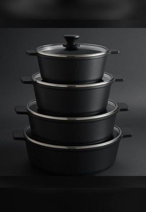 سرویس قابلمه 8 پارچه چدن مدل روزانا ژرمن