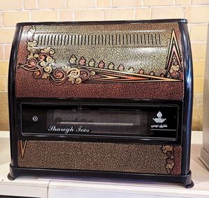 بخاری گازی 12000 برند شارق توس مدل شراره گرافیک